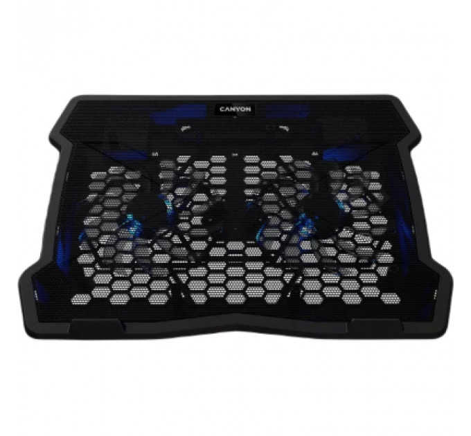 Підставка до ноутбука Canyon NS03, 10-15.6 laptop, dual-fan with 2x2.0 USB hub (CNE-HNS03)