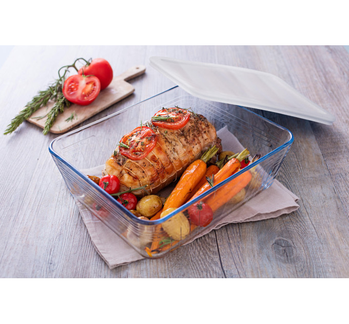 Pyrex Форма з кришкою Pyrex Cook&Freez, 15х15 см