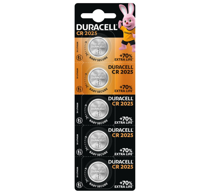 Duracell Батарейка Duracell DL2025 DSN уп. 1х5 шт.