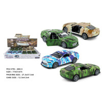 Іграшка DIY Toys Машинка гоночна, двері відкриваються, pull-back 1:32, в асорт