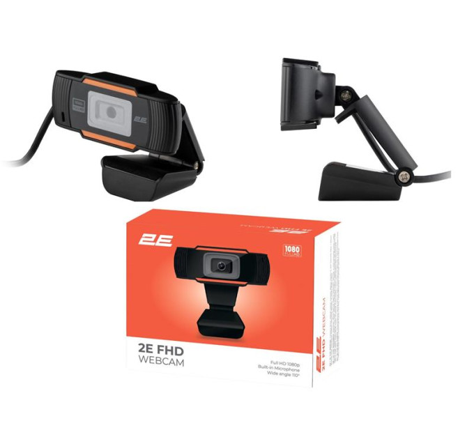 2E Веб-камера 2E FHD USB Black (2E-WCFHD)