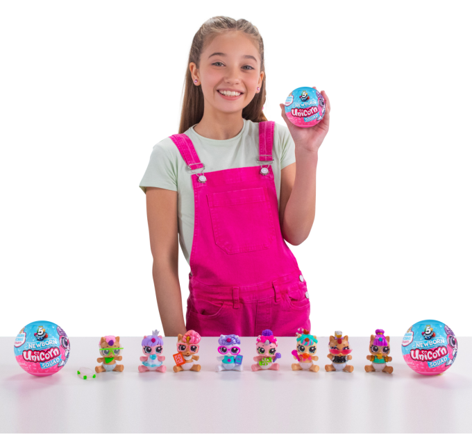 ZURU MINI BRANDS Ігровий набір Zuru Mini Brands Baby Unicorn фігурки-сюрприз у шарі 5 шт. в асортименті