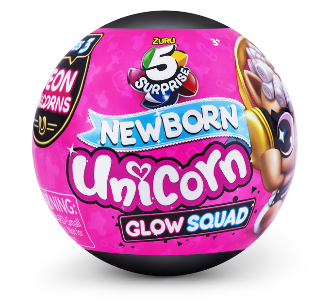 ZURU MINI BRANDS Ігровий набір Zuru Mini Brands Newborn Unicorn Фігурки-сюрприз у шарі 5 шт. в асортименті