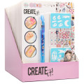 Create it! Набір для тату: ароматна ручка з трафаретом і стразами Create IT! в асортименті