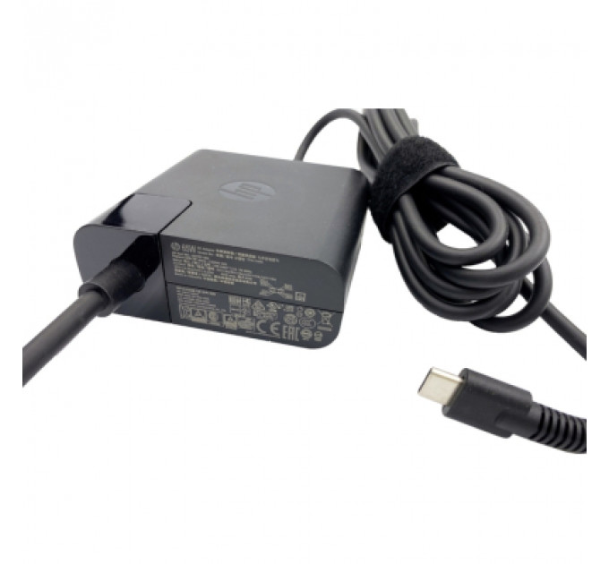 Блок живлення до ноутбуку HP 65W 20V, 3.25A + 15V, 4.33A + 12V, 5A + 9V, 3A + 5V, 3A, USB type-C (TPN-CA06 / A40369)