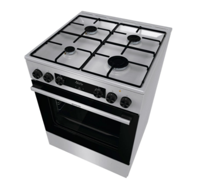 Gorenje Комбінована плита Gorenje GKS6C70XJ (FM6A4D-JPJDB)