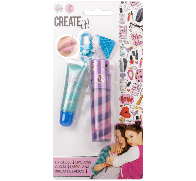 Create it! Набір блисків для губ Брелоки в асортименті Create It!