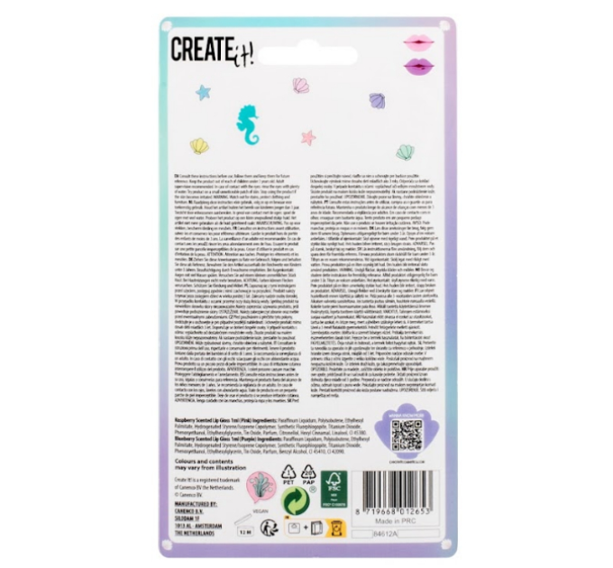 Create it! Набір блисків для губ MERMAID Create IT! (2 види) 84612