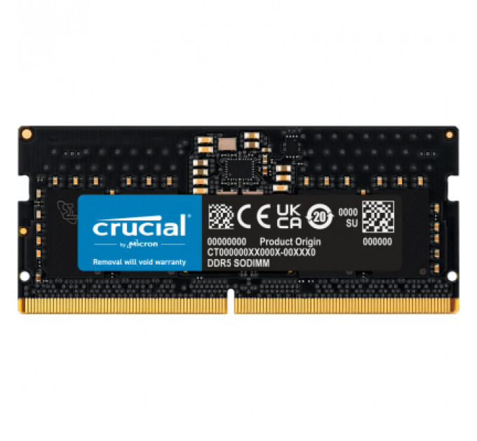 Модуль пам'яті для ноутбука SoDIMM DDR5 16GB 5600 MHz Micron (CT16G56C46S5)