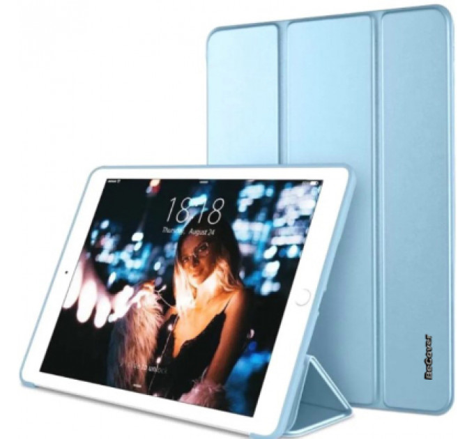 Чохол до планшета BeCover Tri Fold Soft TPU Silicone Apple iPad 9.7 2017/2018 A1822/A1823/A1893/A1954 Light Blue (708512)