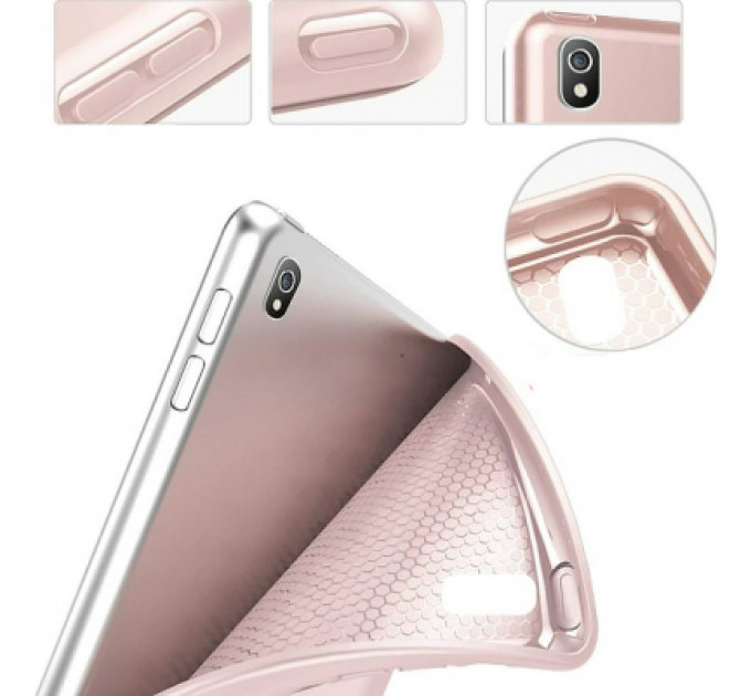 Чохол до планшета BeCover Tri Fold Soft TPU Silicone Apple iPad 9.7 2017/2018 A1822/A1823/A1893/A1954 Pink (708513)