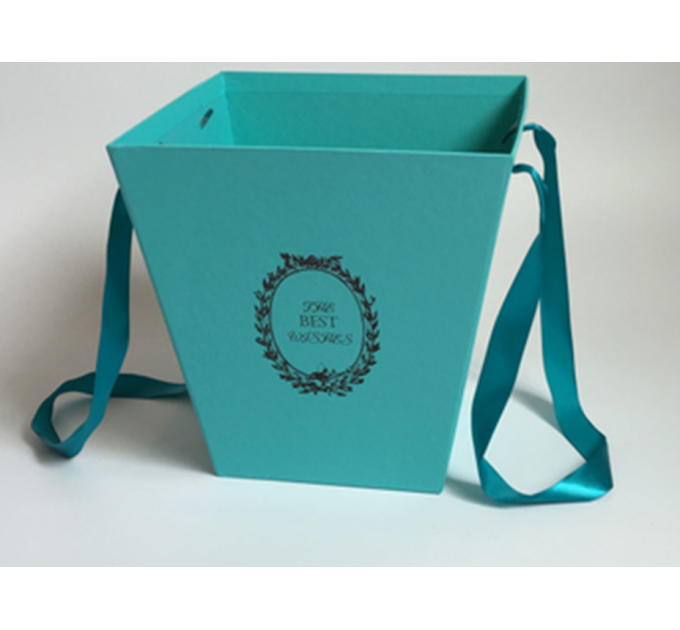 UFO Подарункова коробка UFO W9223 TURQUOISE BOX Flowers