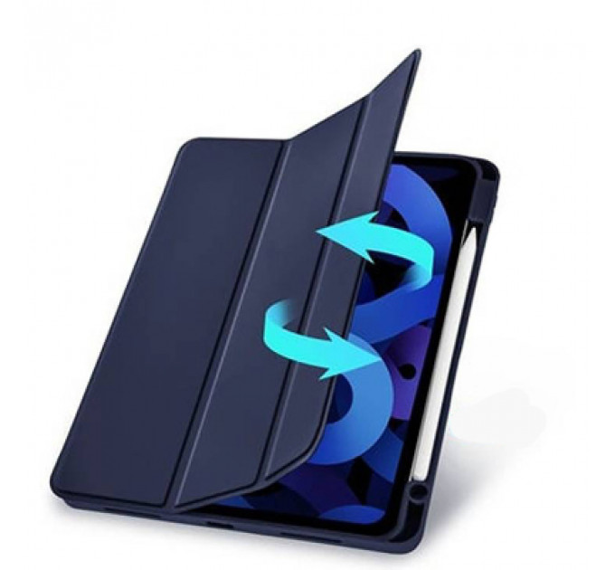 Чохол до планшета BeCover Tri Fold Soft TPU mount Apple Pencil Apple iPad 10.2 2019/2020/2021 Deep Blue (708456)