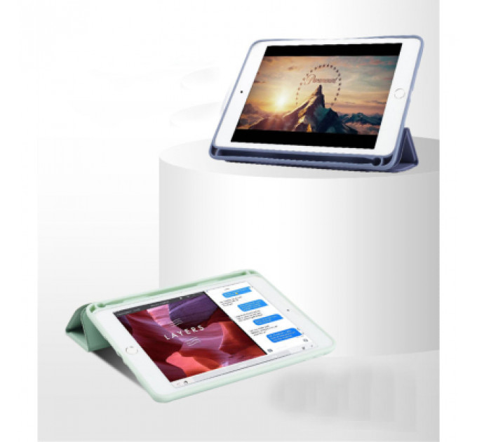 Чохол до планшета BeCover Tri Fold Soft TPU mount Apple Pencil Apple iPad 10.2 2019/2020/2021 Deep Blue (708456)