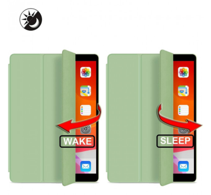 Чохол до планшета BeCover Tri Fold Soft TPU mount Apple Pencil Apple iPad 10.2 2019/2020/2021 Green (708457)