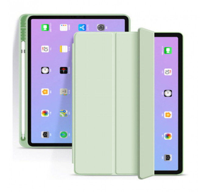 Чохол до планшета BeCover Tri Fold Soft TPU mount Apple Pencil Apple iPad 10.2 2019/2020/2021 Light Green (708458)