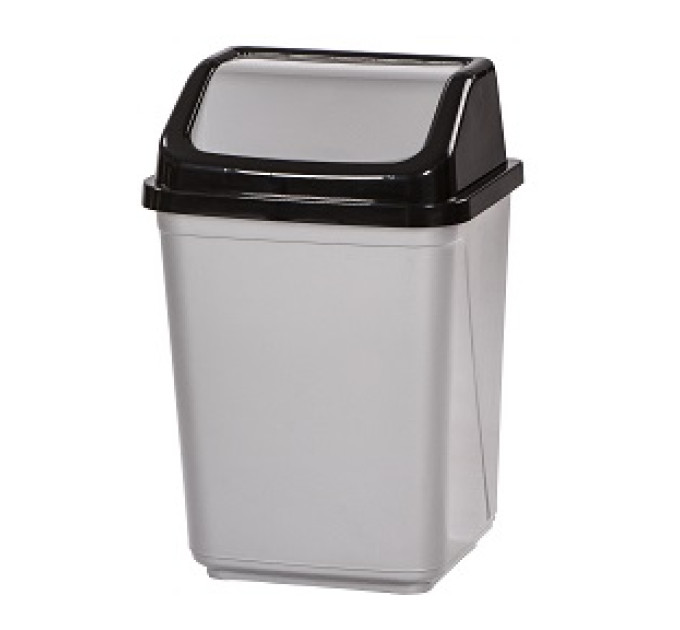 Violet House Контейнер для сміття Violet House 0099 Metalice Black 20 л