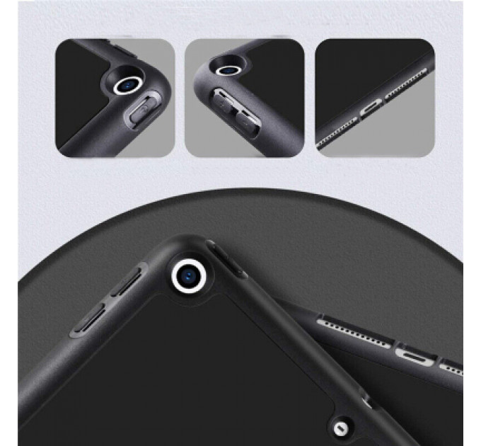 Чохол до планшета BeCover Tri Fold Soft TPU mount Apple Pencil Apple iPad 9.7 2017/2018 A1822/A1823/A1893/A1954 Black (708453)