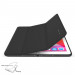 Чохол до планшета BeCover Tri Fold Soft TPU mount Apple Pencil Apple iPad 9.7 2017/2018 A1822/A1823/A1893/A1954 Black (708453)