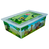 Контейнер Qutu Light Box ZOO, 25 л