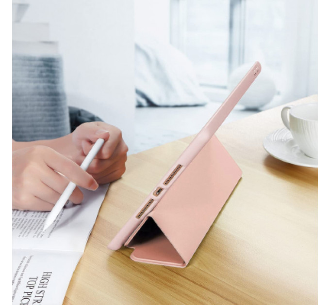 Чохол до планшета BeCover Tri Fold Soft TPU Silicone Apple iPad 10.2 2019/2020/2021 Pink (708516)