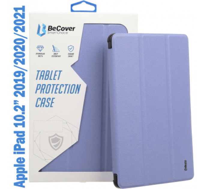 Чохол до планшета BeCover Tri Fold Soft TPU Silicone Apple iPad 10.2 2019/2020/2021 Purple (708517)