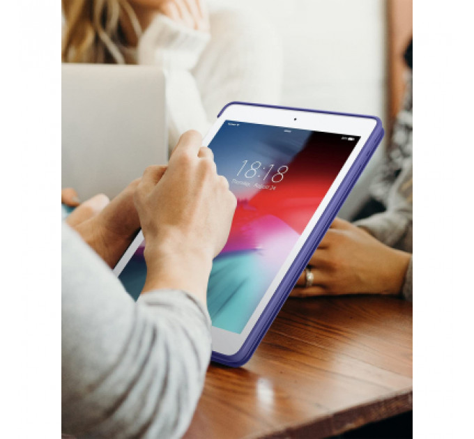 Чохол до планшета BeCover Tri Fold Soft TPU Silicone Apple iPad 10.2 2019/2020/2021 Purple (708517)