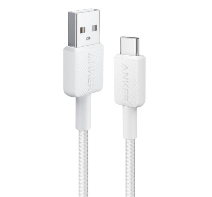 Anker Кабель Anker 322 USB-A to USB-C - 1.8m Nylon White