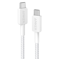 Кабель Anker 322 USB-C to USB-C - 1.8m Nylon White
