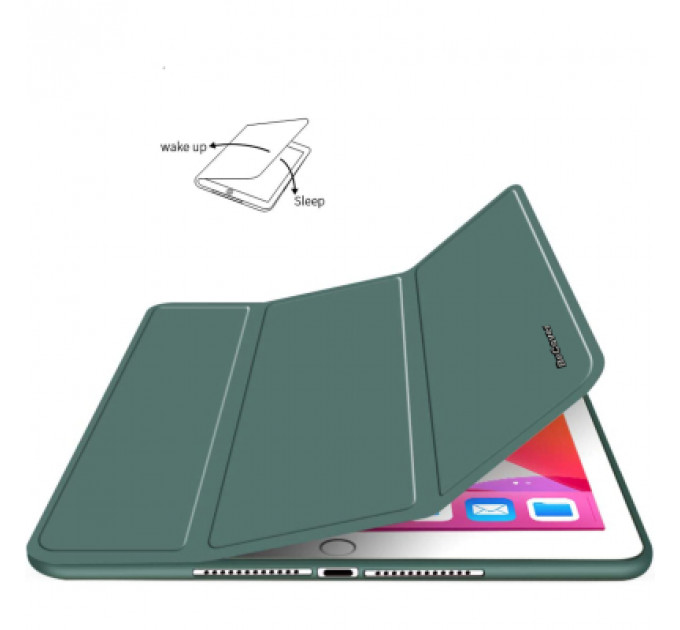 Чохол до планшета BeCover Tri Fold Soft TPU Silicone Apple iPad 10.9" 2022 Dark Green (708519)