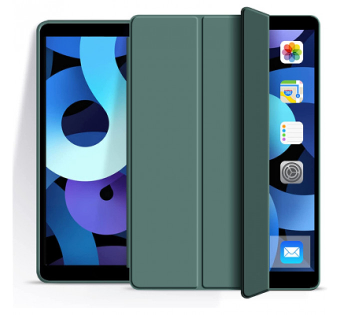 Чохол до планшета BeCover Tri Fold Soft TPU Silicone Apple iPad 10.9" 2022 Dark Green (708519)