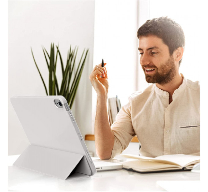 Чохол до планшета BeCover Tri Fold Soft TPU Silicone Apple iPad 10.9" 2022 Gray (708521)