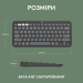 Logitech Клавіатура Logitech K380s Pebble Keys 2 Tonal Graphite