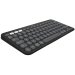 Logitech Клавіатура Logitech K380s Pebble Keys 2 Tonal Graphite