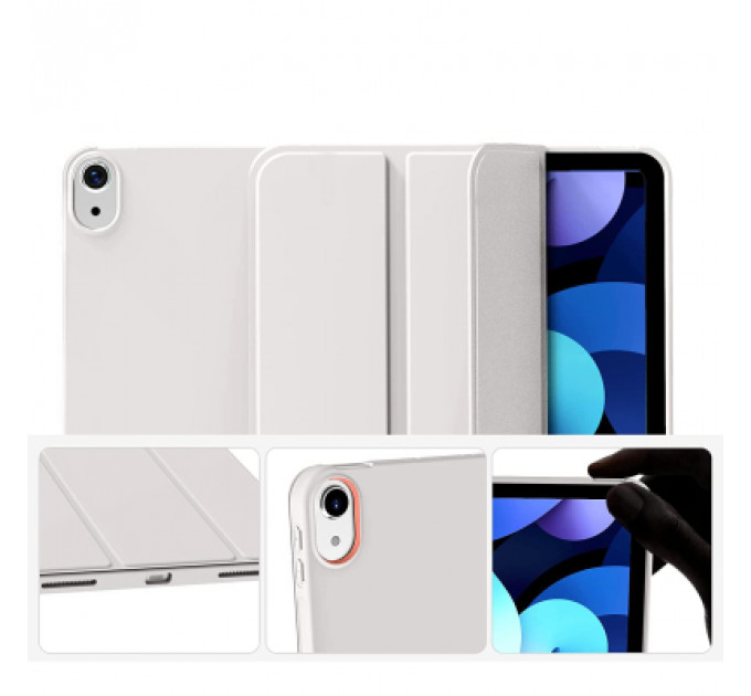 Чохол до планшета BeCover Tri Fold Soft TPU Silicone Apple iPad 10.9" 2022 Gray (708521)
