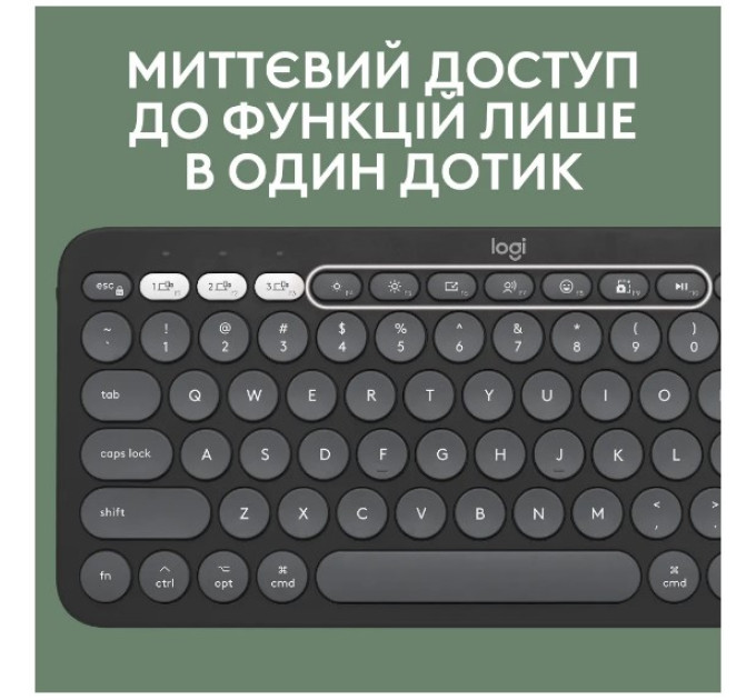 Logitech IT набір Logitech Pebble 2 Combo for Mac Tonal Graphite