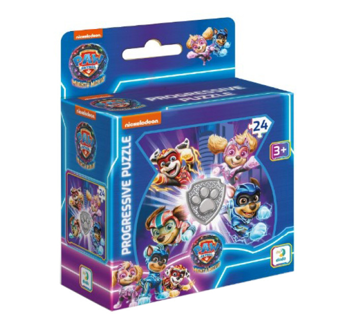 DoDo Пазл Dodo Paw Patrol, Могутні герої 24 елементи (200470)