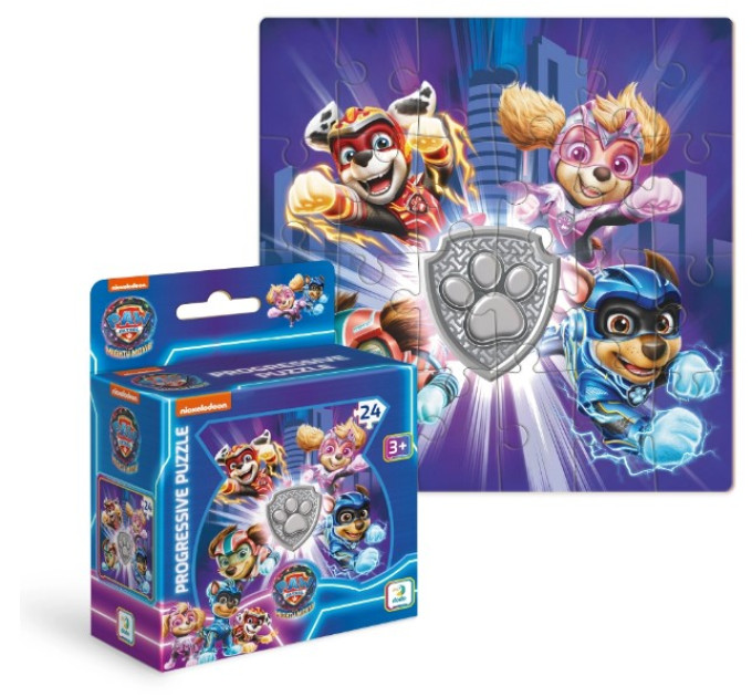 DoDo Пазл Dodo Paw Patrol, Могутні герої 24 елементи (200470)