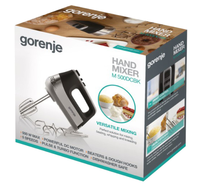 Gorenje Ручний міксер Gorenje M500DCBK (HM1400-GS)