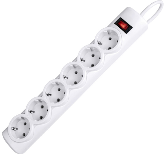 Defender Мережевий фільтр Defender DFS 1.8m 6 роз. White UA (994890)