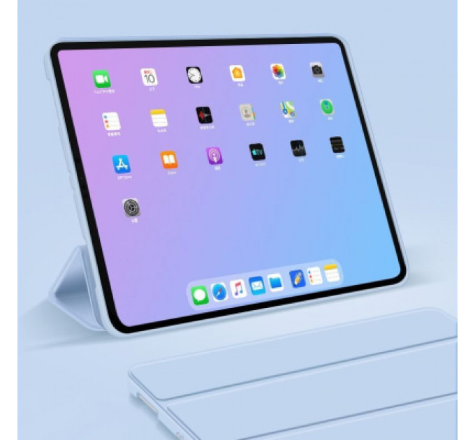 Чохол до планшета BeCover Tri Fold Soft TPU Silicone Apple iPad Air 5 (2022) 10.9" Light Blue (708510)