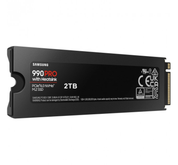Накопичувач SSD M.2 2280 2TB 990 PRO with Heatsink Samsung (MZ-V9P2T0CW)