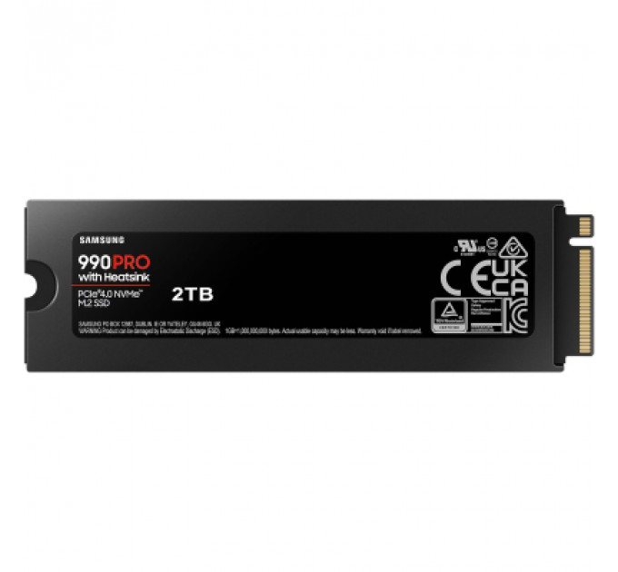 Накопичувач SSD M.2 2280 2TB 990 PRO with Heatsink Samsung (MZ-V9P2T0CW)