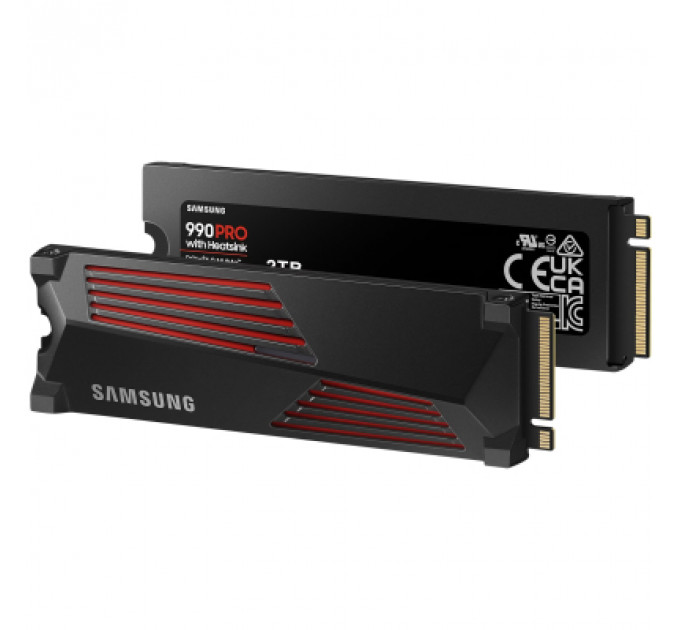 Накопичувач SSD M.2 2280 2TB 990 PRO with Heatsink Samsung (MZ-V9P2T0CW)
