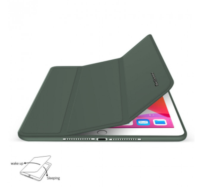 Чохол до планшета BeCover Tri Fold Soft TPU mount Apple Pencil Apple iPad 10.2 2019/2020/2021 Dark Green (706743)