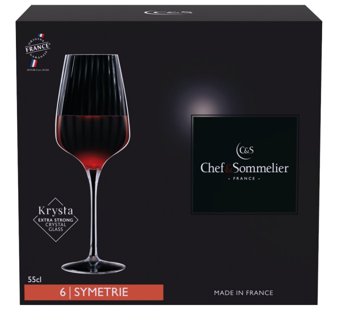 C&S Набір келихів C&S Symetrie 6х550 мл