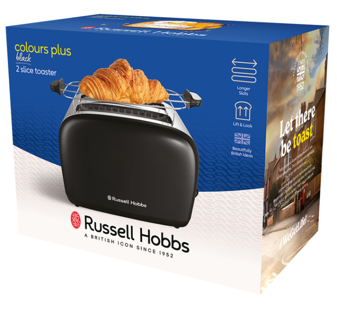 Russell Hobbs Тостер Russell Hobbs Colours Plus 26550-56 Black