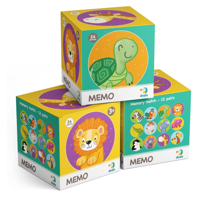 DoDo Гра міні мемо Dodo Дикі тварини (300157)