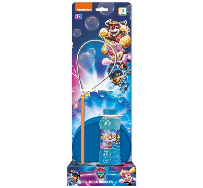 DoDo Мильні бульбашки Dodo Mega Bubbles Paw Patrol 450 мл з тарілочкою