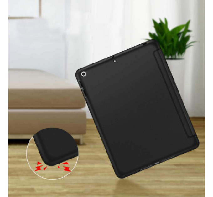 Чохол до планшета BeCover Tri Fold Soft TPU Silicone Apple iPad Air 4 10.9 2020/2021 Black (706869)